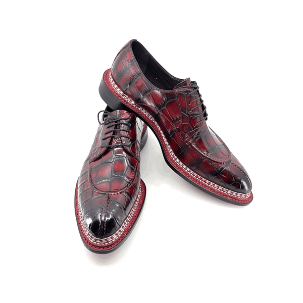 Maurice Floyd Alligator Oxford - Burgundy