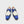 Maurice Palm Desert Ostrich Monkstrap - Blue/White
