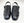 Maurice Embossed Calfskin Slip-On Back-Strap Black