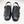 Load image into Gallery viewer, Maurice Embossed Calfskin Slip-On Back-Strap Sandal Black
