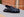 Maurice Embossed Calfskin Slip-On Back-Strap Black