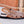 Maurice Embossed Calfskin Slip-On Back-Strap Sandal Camel