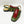 Load image into Gallery viewer, Maurice Embossed Calfskin Slip-On Back-Strap Sandal Green/Red
