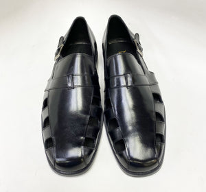 Maurice Calfskin Slip-On Sandal/Shoe Black