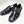 Maurice Calfskin Slip-On Sandal/Shoe Black