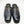Maurice Embossed Calfskin Slip-On Sandal Black