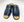 Maurice Embossed Calfskin Slip-On Navy
