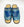 Maurice Embossed Calfskin Slip-On Sky/Blue