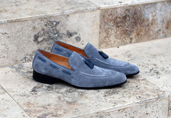 Suede Belt Grey