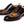 Load image into Gallery viewer, Burnished Calfskin Wingtip Spectator Oxford Cognac
