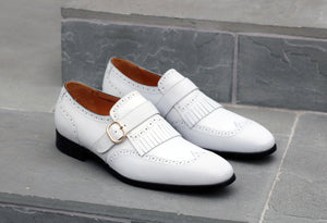 Calfskin Slip-On Shoe White