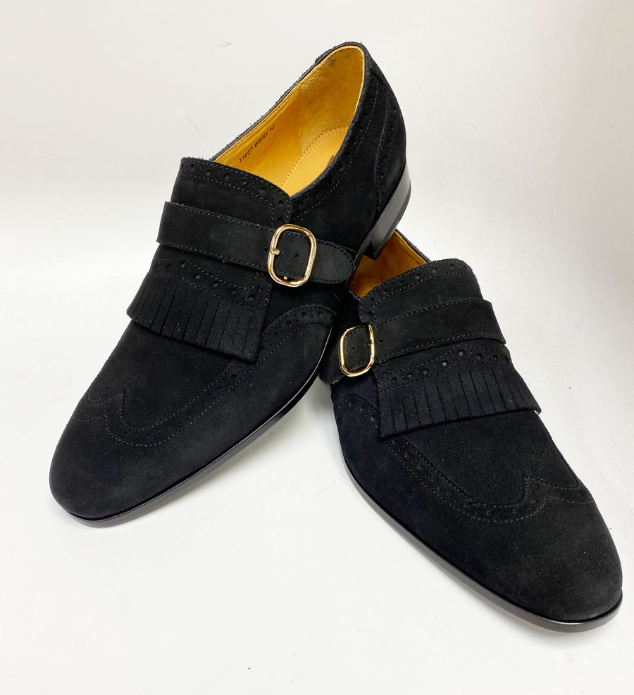 Supple Suede Slip-On Shoe Black