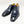 Load image into Gallery viewer, &quot;Norman&quot; Burnished Calfskin Lace-Up Split-Toe Oxford Navy
