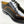 Shiny Calfskin Lace-Up Oxford Black/Caramel