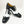 Load image into Gallery viewer, &quot;Stephen&quot; Two-Tone Burnished Calfskin Lace-Up Spectator Oxford Black/White
