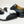 Load image into Gallery viewer, &quot;Stephen&quot; Two-Tone Burnished Calfskin Lace-Up Spectator Oxford Black/White
