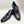 Jean Pierre Hand Burnished Calfskin Tasseled Loafer Black