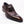 Calfskin & Deerskin Lace-Up Oxford Burgundy