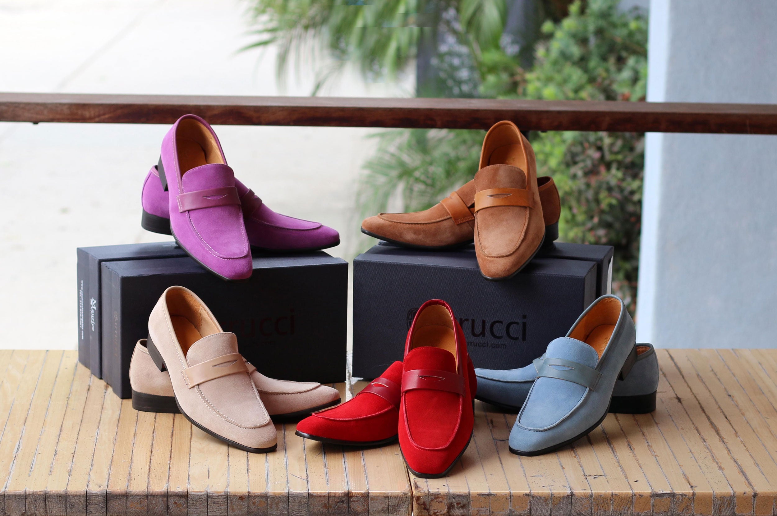 Stylish Suede Penny Loafer Bone – C&E Fashions