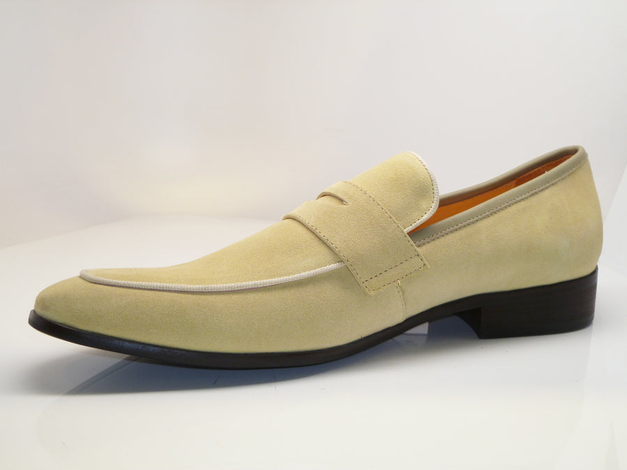 Suede Penny Loafer Banana