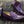 Burnished Calfskin Belt Purple
