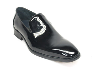 Patent Leather Slip-On Loafer Black