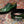 Burnished Calfskin Belt Green