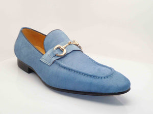 Carrucci by Maurice Pony Hair Loafer Sky/Blue