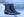 Corrente Python Printed Calfskin Slip-On Boot Navy