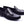 Corrente Crocodile Embossed Calfskin & Suede Loafer Black