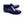 Corrente Crocodile Embossed Calfskin & Suede Loafer Navy