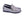 Corrente Crocodile Embossed Calfskin & Suede Loafer Grey