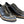 Corrente Calfskin & Deerskin Lace-Up Oxford Black/Grey