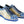 Load image into Gallery viewer, Corrente Printed Calfskin Lace-Up Oxford Blue

