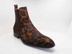 Carrucci by Maurice Pony Hair Slip-On Boot Leopard