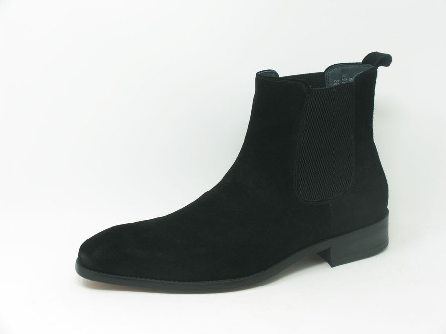 Suede Slip-On Boot Black