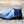 Load image into Gallery viewer, Burnished Calfskin Slip-On Boot Navy
