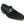 Suede Slip-On Penny Loafer Black