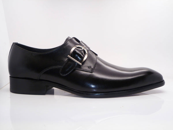 Calfskin Monkstrap Black