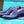 Burnished Calfskin Belt Purple