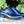 Burnished Calfskin Lace-Up Oxford Navy