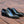 Burnished Calfskin Lace-Up Oxford Black