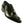 Burnished Calfskin Lace-Up Oxford Black