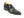 Burnished Calfskin Lace-Up Oxford Black
