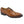 Burnished Calfskin Lace-Up Oxford Cognac