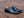 Burnished Calfskin Lace-Up Oxford Navy
