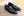 Burnished Calfskin Tasseled Loafer Black