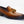 Burnished Calfskin Tasseled Loafer Cognac