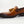 Burnished Calfskin Tasseled Loafer Cognac