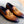 Burnished Calfskin Tasseled Loafer Cognac